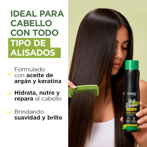 Placenta Life Tonno Plus Shampoo with Keratin & Argan Oil - 400ml