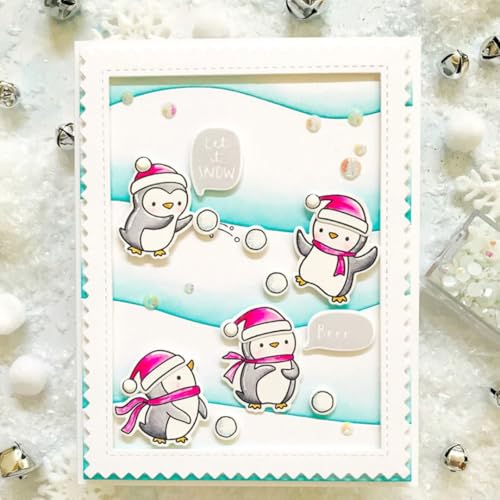 Winter Die-Cut Stamps & Metal Dies for Scrapbooking - FAWENUCY