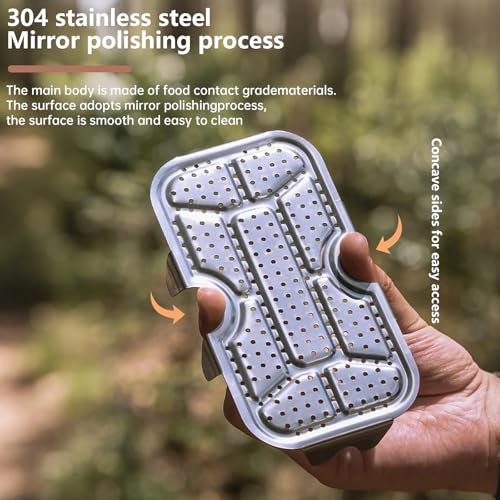 Camping Moon Stainless Steel Steamer Tray for S-1609/H-1609