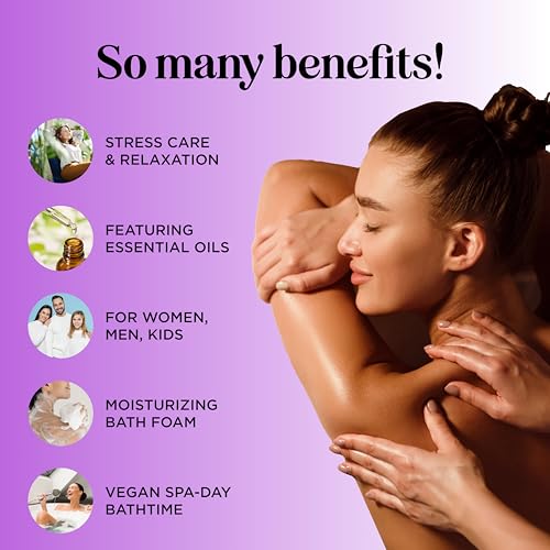 Lavender Bubble Bath for Women - Moisturizing Foaming Bath (16 Fl Oz)