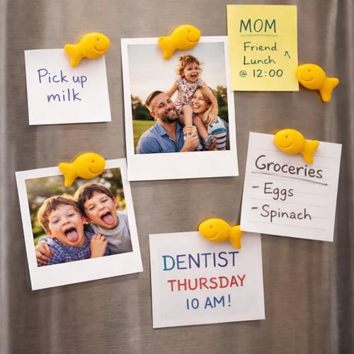 Goldfish Cracker Resin Fridge Magnets - Pack of 12