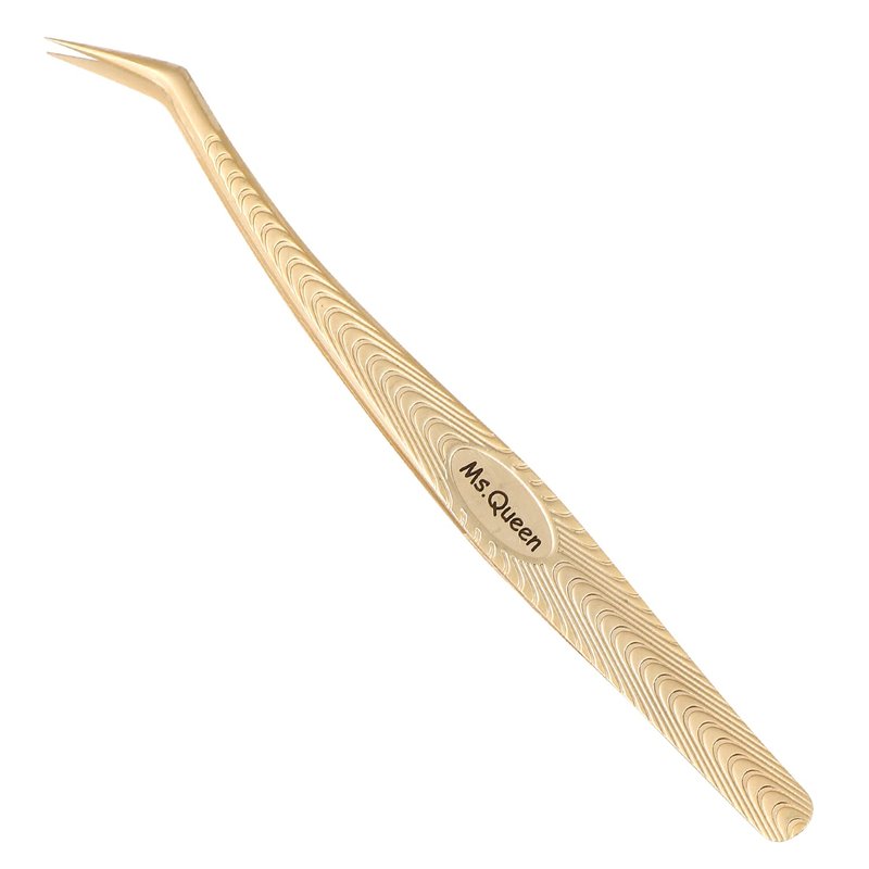 Ms.Queen Lash Tweezers for Eyelash Extension-Professional Lashing Tweezers for Mega Volume Mink Eyelashes Extensions Applying,Volume