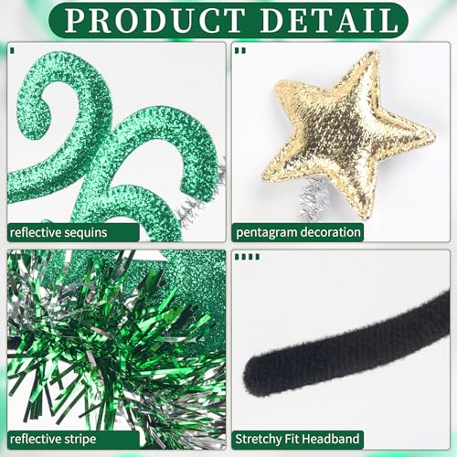Sparkly New Year Headband - Happy New Year Star Tiara Hair Accessory