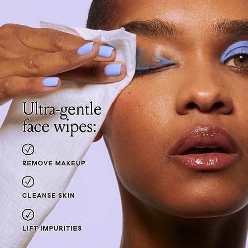 Billie Wonder Wipes - Makeup-Removing Face Wipes, 25 Count (Pack of 2) - Hyaluronic Acid & Witch Hazel