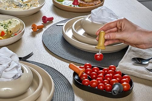 Zyliss Corn Holders 4pc Set - Stainless Steel & Eco-Friendly Handles