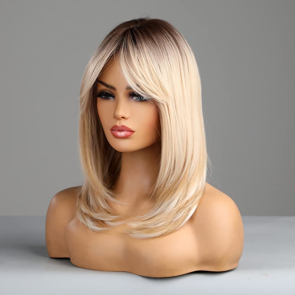 Long Blonde Wig - Natural Looking Heat Resistant Synthetic Hair | Perfect for Daily Wear & Parties
