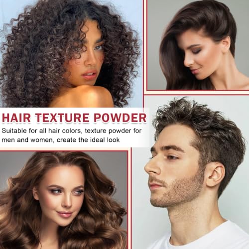 DAMUSI Hair Texture Styling Powder for Volume & Matte Finish - 0.52Oz