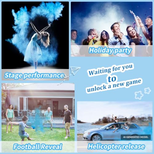1lb Blue Gender Reveal Powder for Parties & Photoshoots