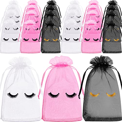 Reginary Multicolored Eyelash Aftercare Bags 4x6 Inch - Pack of 100