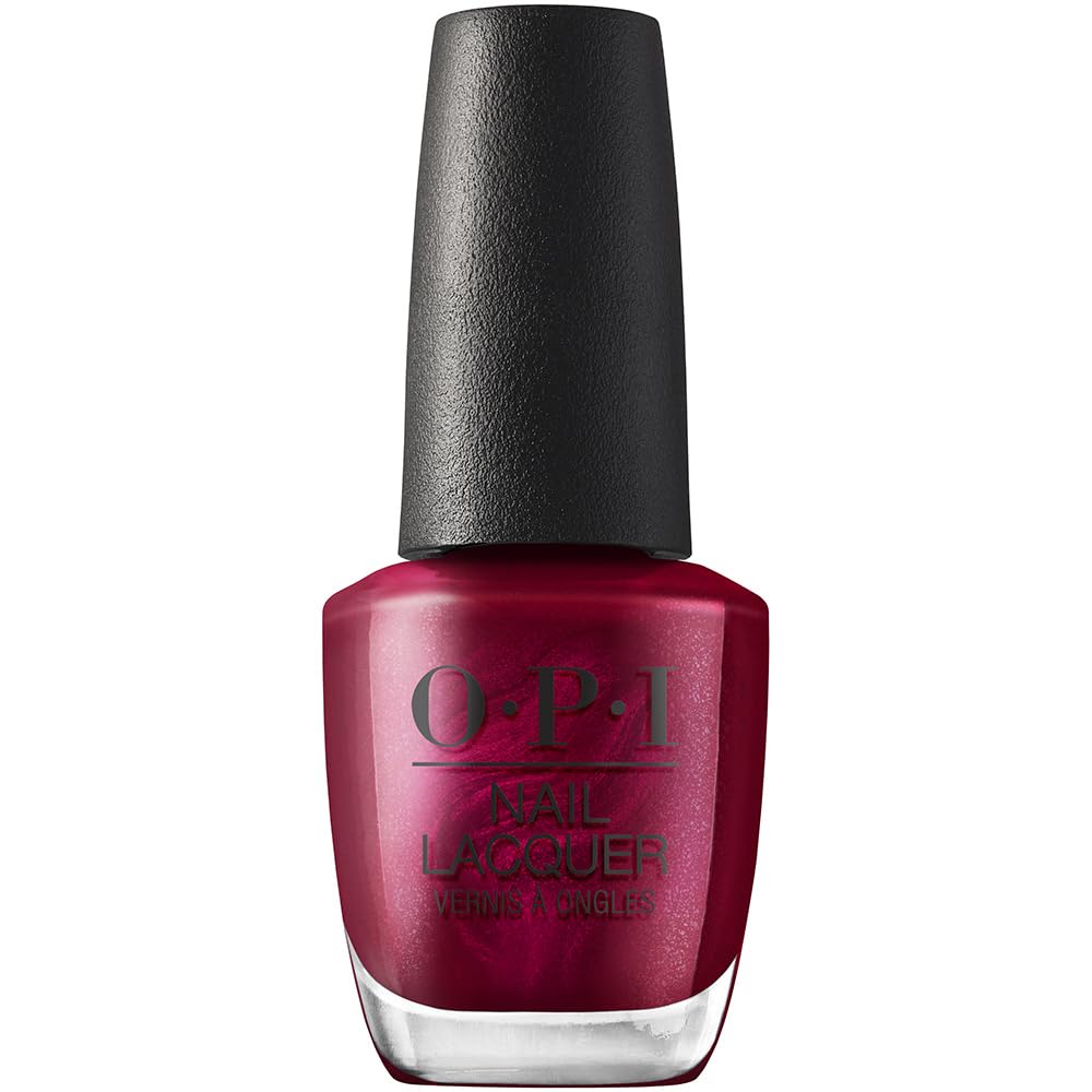OPI Nail Lacquer Red Nail Polish - Crème, Shimmer & Glitter | Chip Resistant, Fast Drying | 0.5 Fl Oz