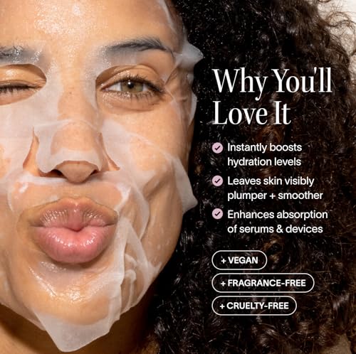 Solawave Hydrating Sheet Mask with Niacinamide & Hyaluronic Acid - 10 Pack