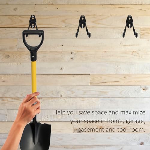 Heavy-Duty Garage Hooks - 4 Pack Utility Storage Organizer