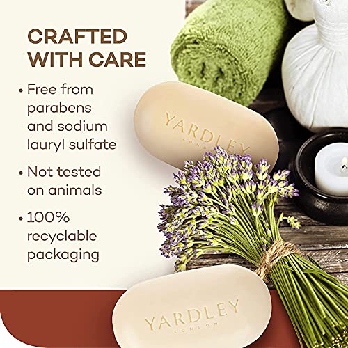 Yardley Cocoa Butter Moisturizing Bath Bar - 4 oz (Pack of 6)