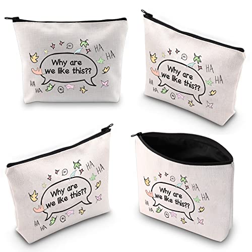 Heartstopper Cosmetic Bag - Why Are We Like This LGBTQ+ Travel Pouch