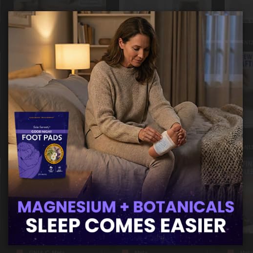 Good Night Foot Pads - Herbal Blend for Achy Feet Relief | No Prep Required