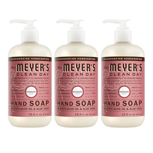Mrs. Meyer's Clean Day Rosemary Liquid Hand Soap, 12.5 oz - Pack of 3