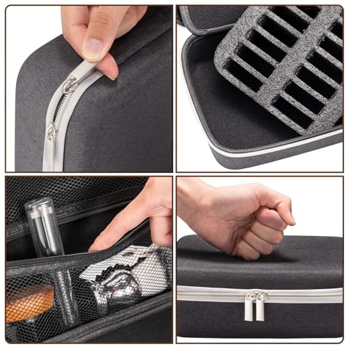 Noverlife Hairdressing Blade Holder Case for 20 Metal Clipper Guards – Variation: Hairdressing Blads Bag