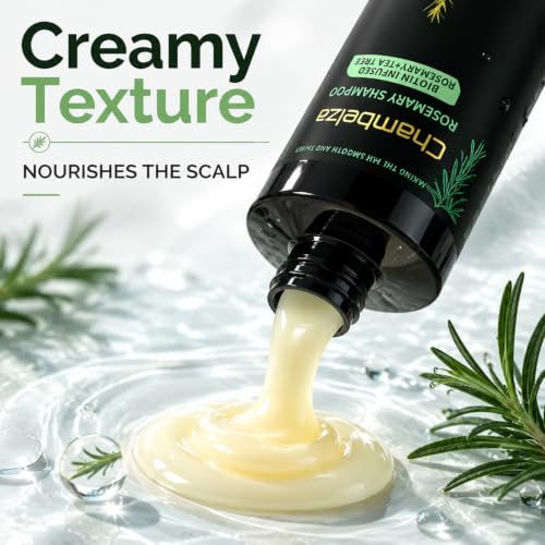 Chambelza Rosemary Shampoo for Hair Growth & Thinning Hair - 10.15 fl. oz