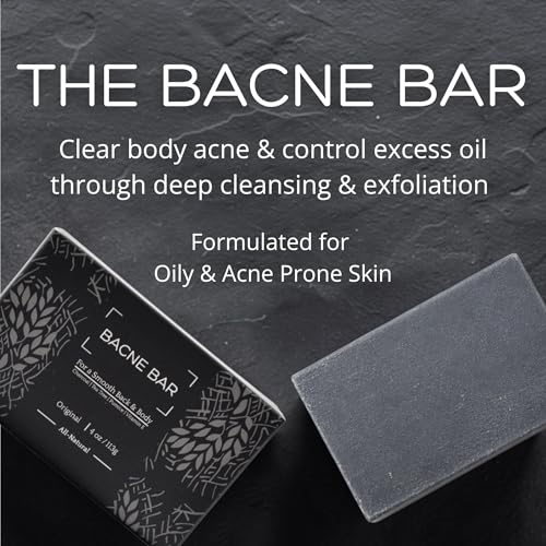 Bacne Bar All Natural Body Acne Soap with Charcoal & Pumice - Variation 1