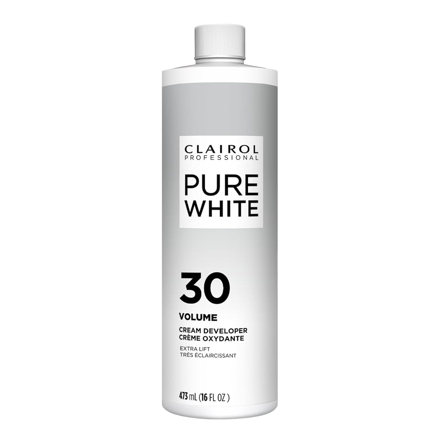 Clairol Professional Pure White 30 Volume Hair Developer - Lightens Hair & Covers Grays | 32 oz