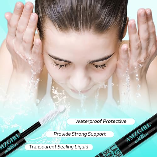 AMZGIRL Lash Bond and Seal + Remover Kit for Cluster Lashes