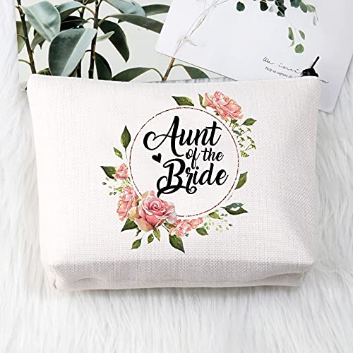 Aunt of the Bride Makeup Bag - Thank You Gift with Quote
