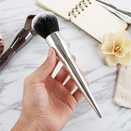 DANNEASY Nail Dust Brush Set - 2pcs Luxury Acrylic Nail Art Duster (Dark Set)