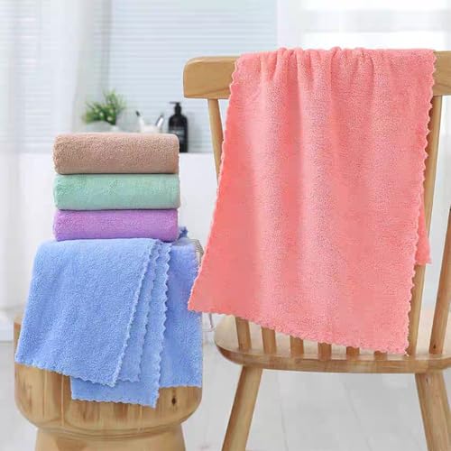 Premium Cotton Washcloths Set - 5 Pack, Ultra Soft & Absorbent