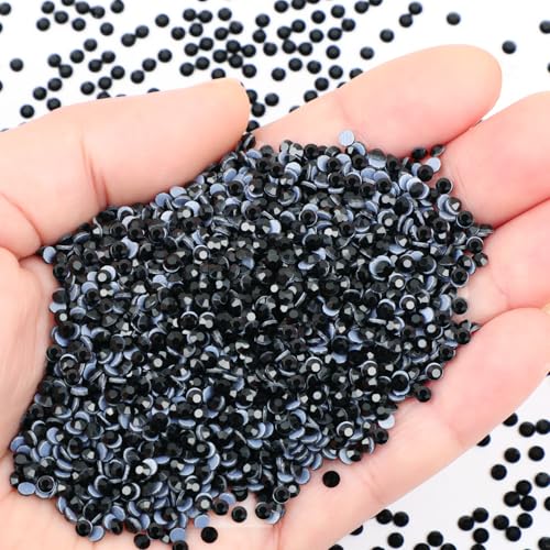 Hotfix Black Rhinestones SS10 - 14400pcs for DIY Crafts