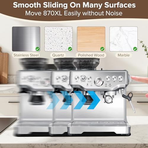Sliding Mat for Breville Espresso Machine 870XL - Anti-Slip, Easy to Clean
