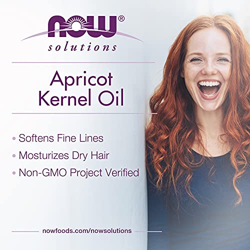 NOW Foods Apricot Kernel Oil - 100% Pure Hair & Skin Moisturizer, 16 oz