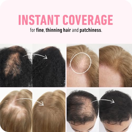 BOLDIFY Hair Fibers (28g) - Fill In Thinning and Fine Hair for an Instantly Fuller, Thicker Look - 14 Shades for Women & Men - Dark Brown