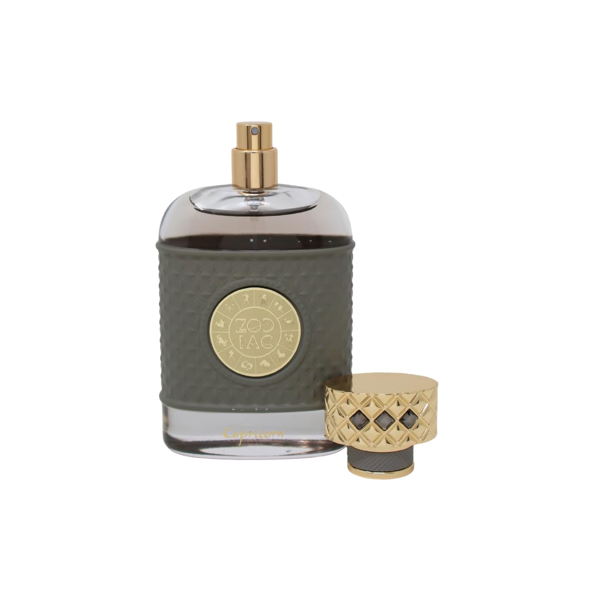 Zodiac CAPRICORN Eau de Parfum - 3.4 FL OZ | Luxurious Grey & Gold Fragrance