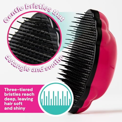Knot Genie Teeny Detangling Brush - Peaceful Blend