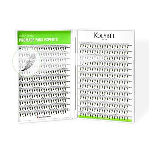 500 Premade Lash Fans 10D 0.07 D Curl 8-15mm - Kolybel Volume Lash Extensions