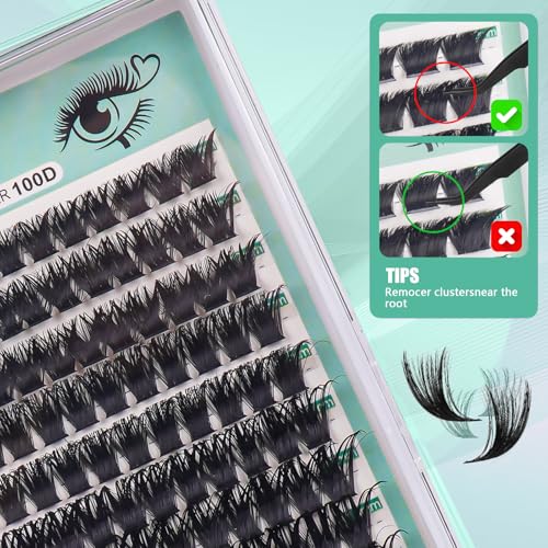 676Pcs DIY D Curl Lash Clusters Kit - Mega Volume Extensions