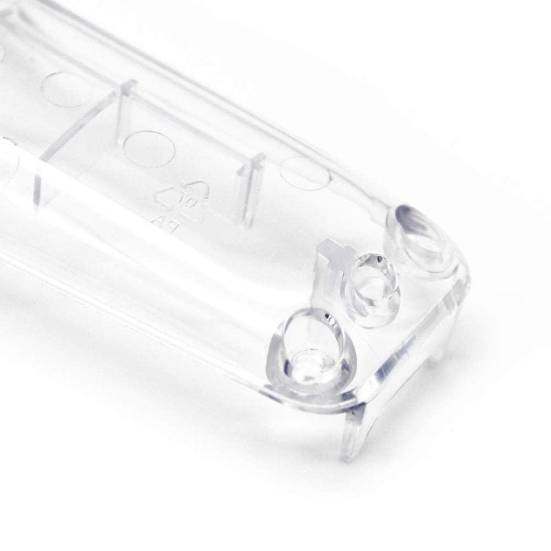 Anrom Hair Clipper Transparent Cover, DIY Replacement Clipper Protective Cover Clear Shell Case for Wahl 5 Star Cordless Magic Clip Clipper # 8148 Silver