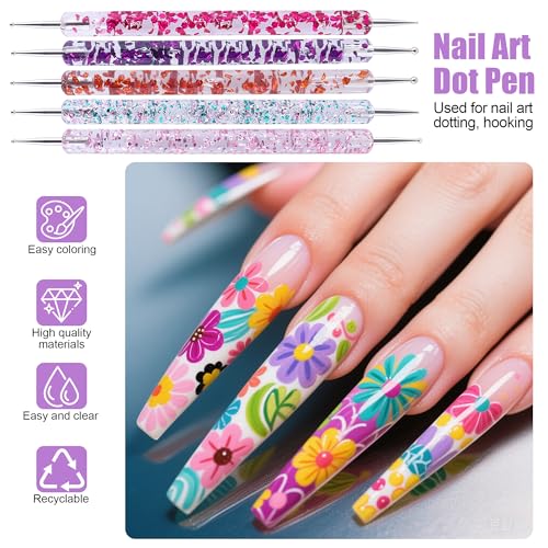 38-Piece Nail Art Striping Tape & Dotting Tools Kit