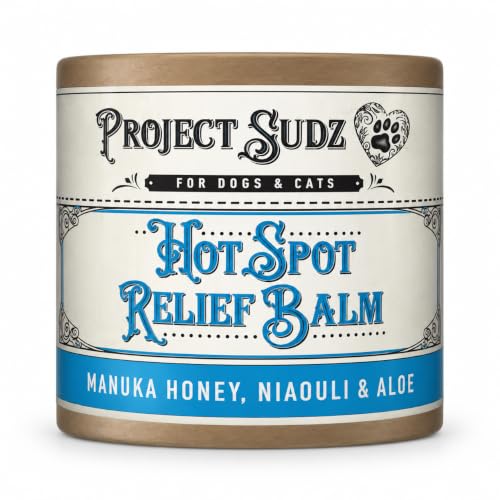 Pet Skin Relief Balm for Dogs & Cats - Soothing Natural Moisturizer with Manuka Honey & Aloe