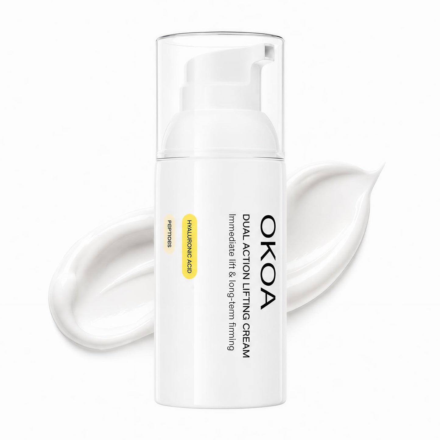 OKOA Cream Instant Lifting Cream, Dual Action Lifting Cream for Reduce Fine Lines & Wrinkles, Hydrating Soothing Moisturizer for Hydrating Daily Skin Care, 30ML