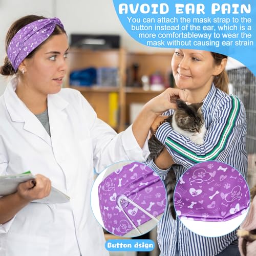 12 Pcs Veterinary Headbands for Women Vet Tech Gifts - Novelty Style