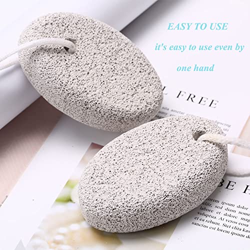 4-Pack Natural Pumice Stone Set for Feet & Hands - Callus Remover