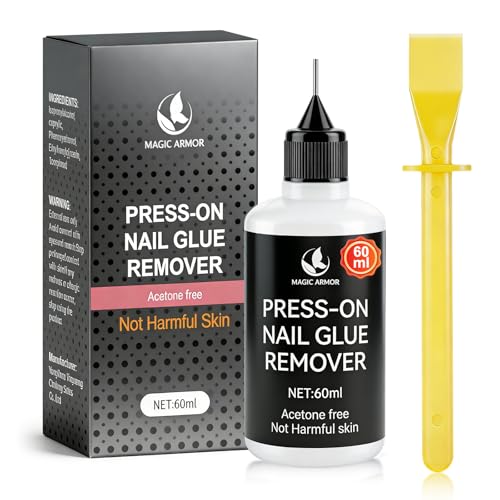 60ml Acetone-Free Nail Glue Remover for Press-On Nails