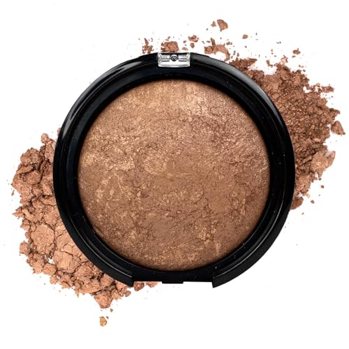 Palladio Baked Bronzer - Highly Pigmented Shimmery Glow