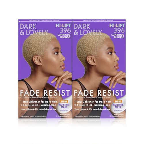 SoftSheen Carson Dark & Lovely Fade Resist Hair Dye 396 Luminous Blonde 2 Pack