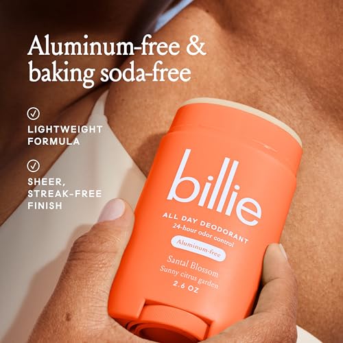 Billie All Day Deodorant for Women, Aluminum-Free, Santal Blossom