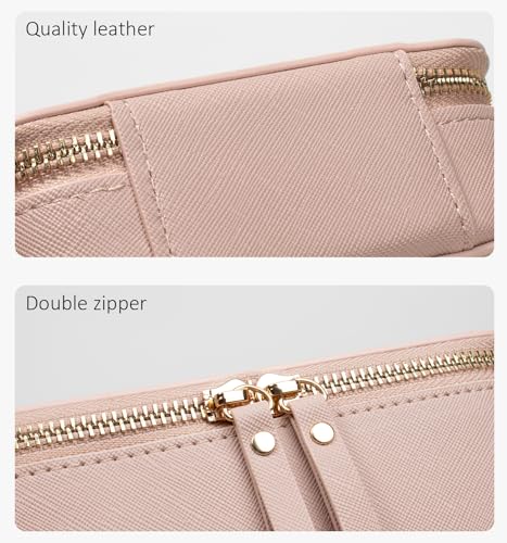 LETGO Mini Nude Clear Makeup Bag - TSA Approved Travel Organizer