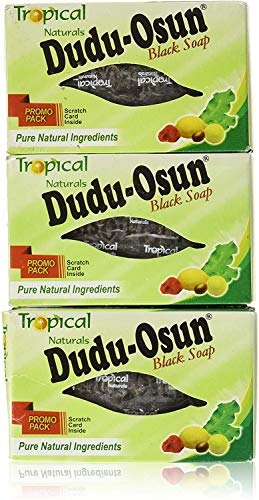 Dudu Osun African Black Soap - Authentic Natural Bar Soap - 5 Pack