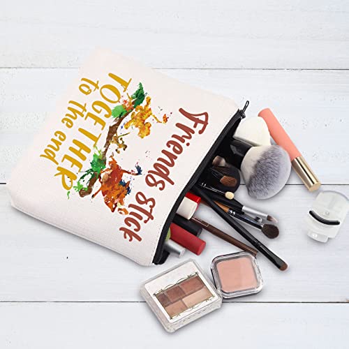 BWWKTOP Lion Movie Cosmetic Makeup Bag - Friends Stick Variation