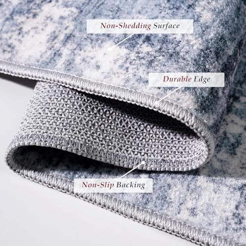 2x3 Washable Abstract Door Mat - Non-Slip Rug for Entryway & Kitchen
